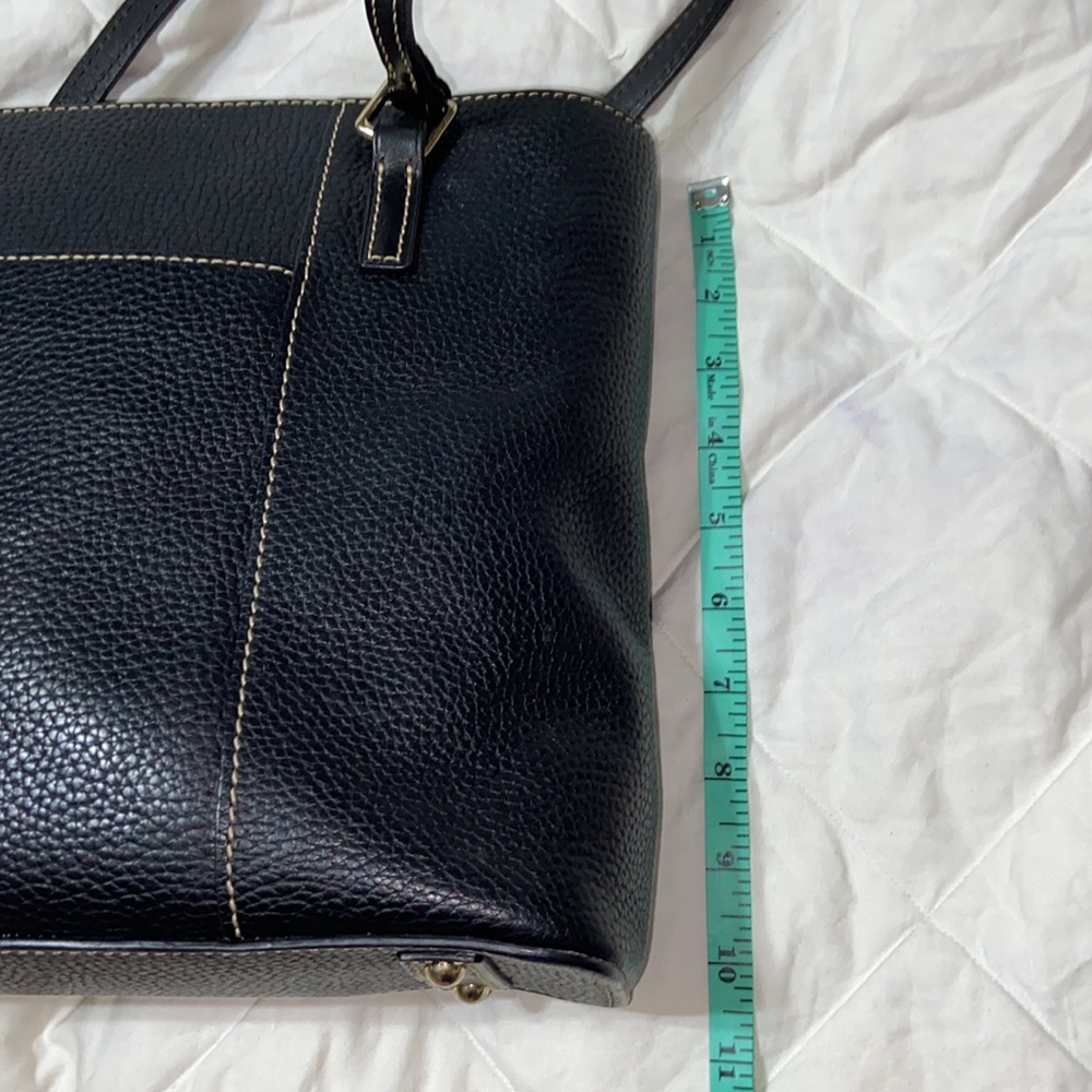 Gorgeous vintage Dooney & Bourke Black Pebbled Leather Lexington Tote - Picture 9 of 16